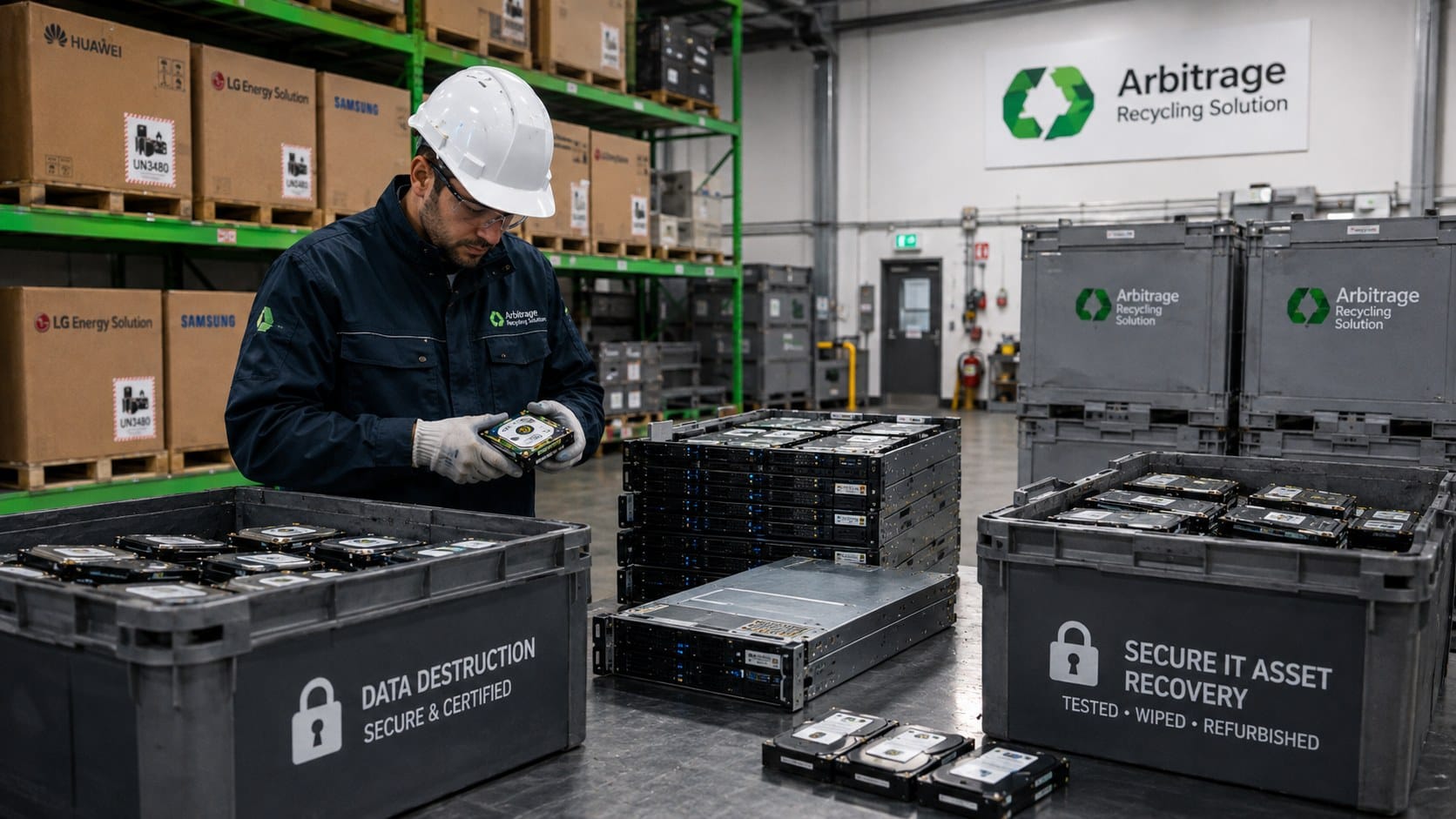 Recyclingprozess für Batterien und Elektronik