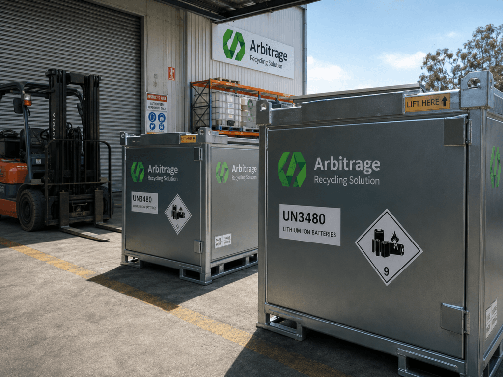 Sortierte Lithium-Batterien zur technischen Einordnung