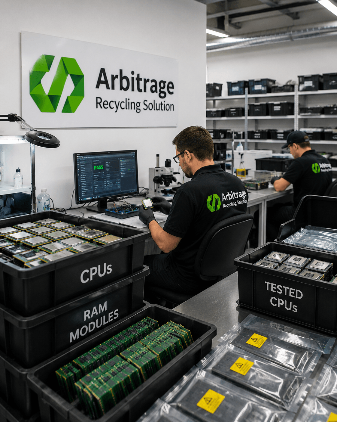 Leiterplatten-Recycling und Rückgewinnung von Edelmetallen